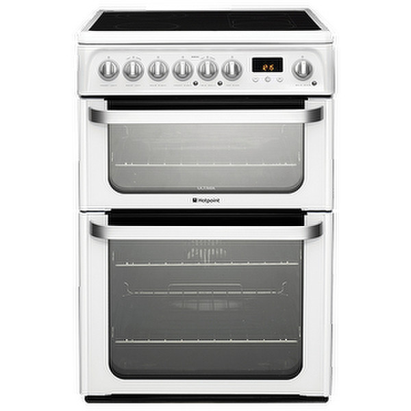 Hotpoint HUE61PS Freestanding Ceramic hob A White cooker