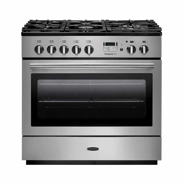 Rangemaster Professional + FX Отдельностоящий Gas hob A Cеребряный