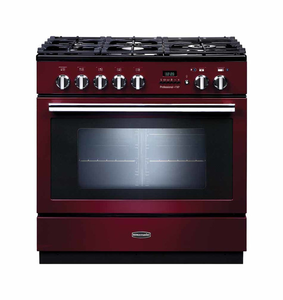 Rangemaster Professional + FXP Freistehend Gas hob A Rot