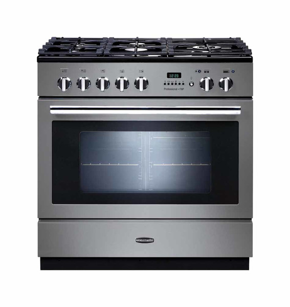 Rangemaster Professional + FXP Freistehend Gas hob A Edelstahl