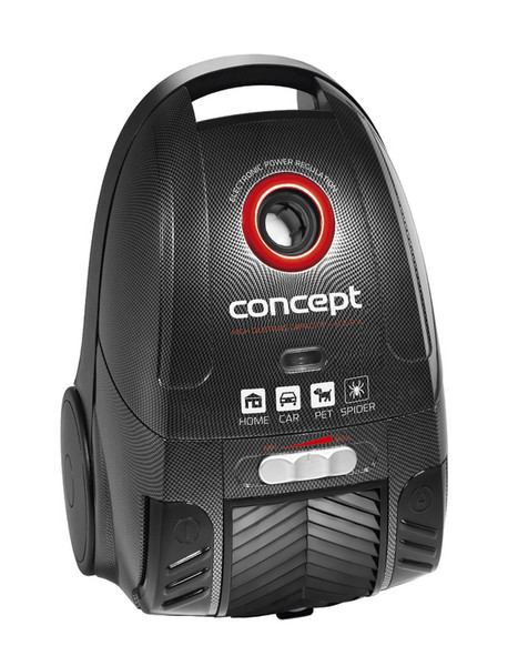 Concept VP-8230 Zylinder-Vakuum 3.5l 800W Schwarz, Karbon, Grau