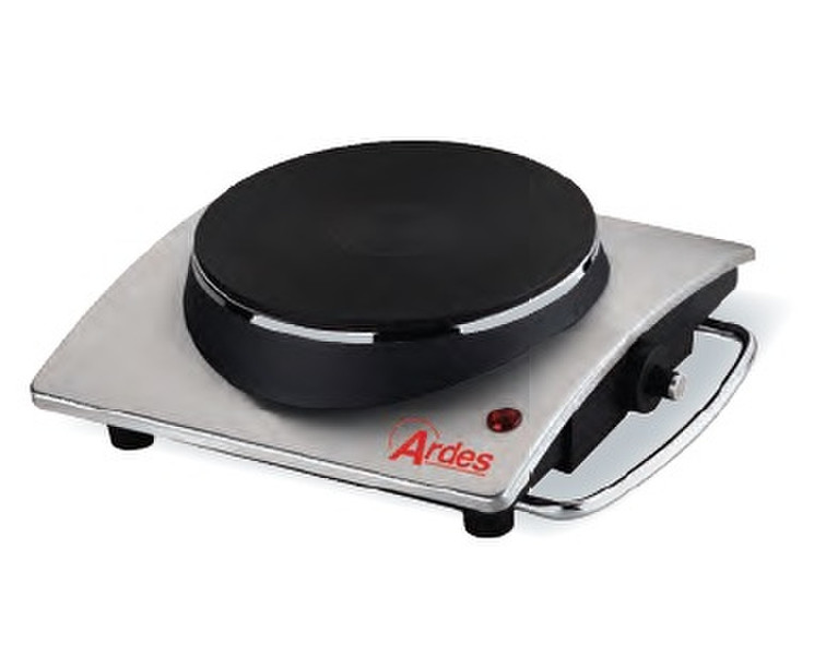 Ardes TK21 Tabletop Sealed plate Black,Silver hob