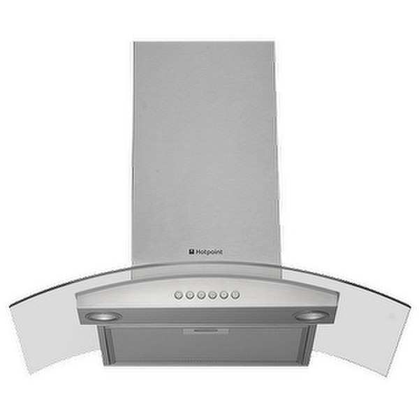 Hotpoint HDA7.5SAB Wall-mounted 474m³/h C Stainless steel cooker hood