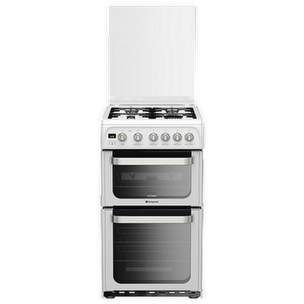 Hotpoint HUG52P Freestanding Gas hob A+ White cooker