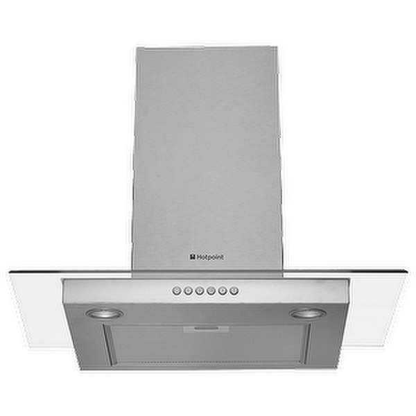 Hotpoint HDF7.5SAB Wall-mounted 474m³/h C Stainless steel cooker hood