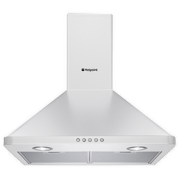 Hotpoint HHP6.5CM(WH) Wall-mounted 454m³/h D White cooker hood