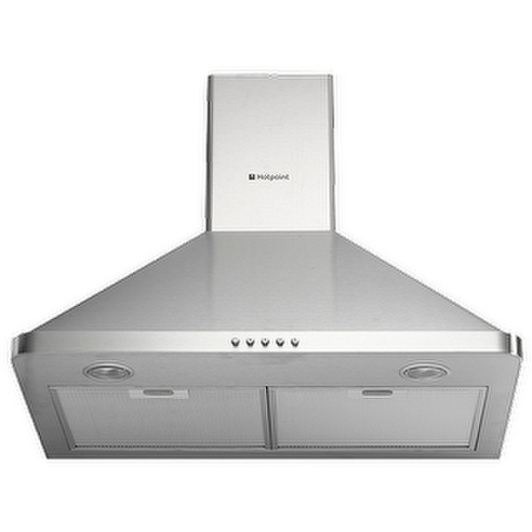 Hotpoint HHP7.5CM Wall-mounted 491m³/h D Stainless steel cooker hood