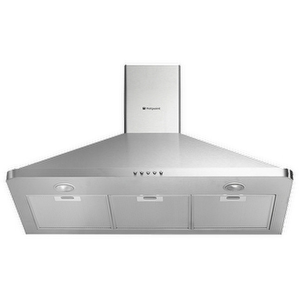 Hotpoint HHP9.5CM Wall-mounted 467m³/h D Stainless steel cooker hood