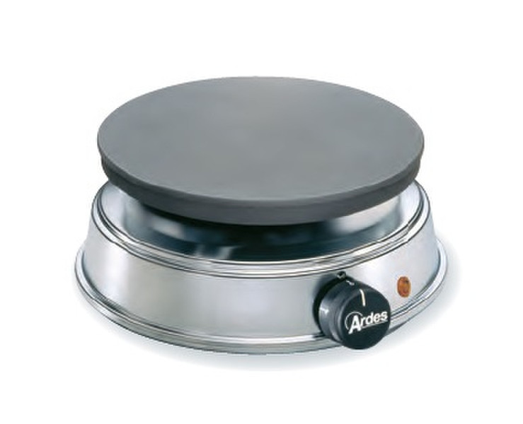 Ardes 053 Tisch Versiegelte Platte Schwarz, Edelstahl Kochfeld