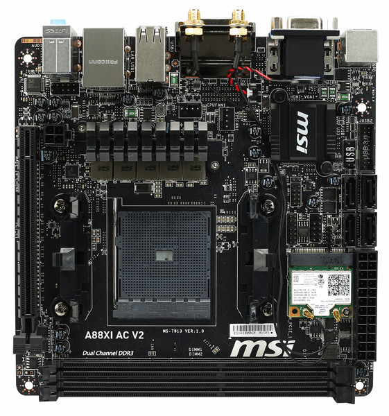 MSI A88XI AC V2 A88X Socket FM2+ Mini ITX материнская плата