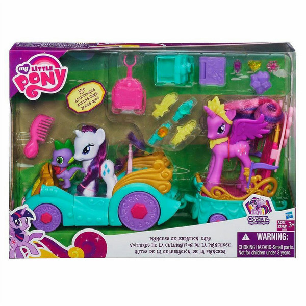 Hasbro Carrosse Princesse Twilight Sparkle Девочка Разноцветный 2шт набор детских фигурок