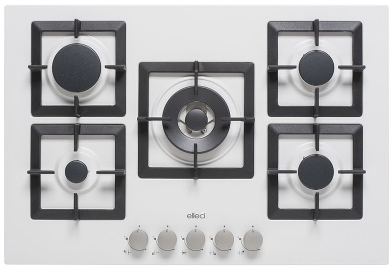 Elleci Plano 75 TCC Built-in Gas White