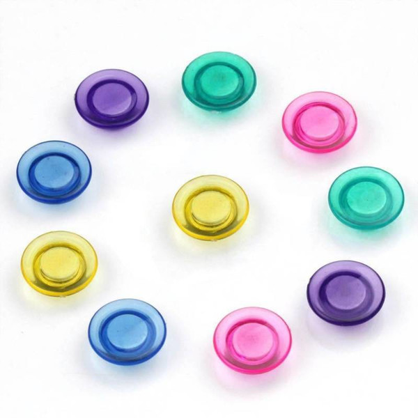 Techly Magnets for Whiteboard 10 pcs Multicolor ICA-MAG 30MIX