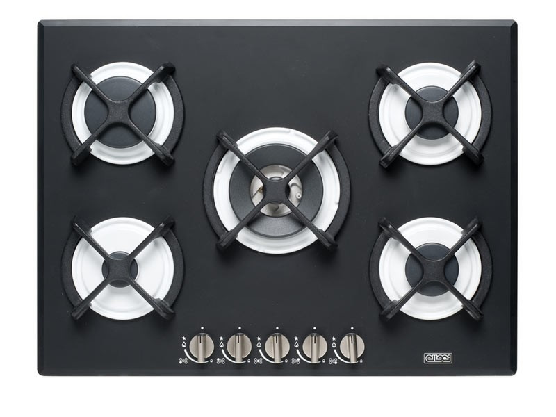 Elleci PVCM701BWCA Built-in Gas Black,White hob