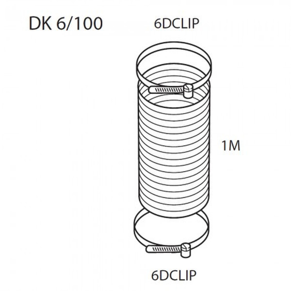 Elica DK6/100 Монтажный комплект