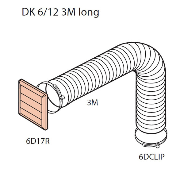 Elica DK6/12 Монтажный комплект