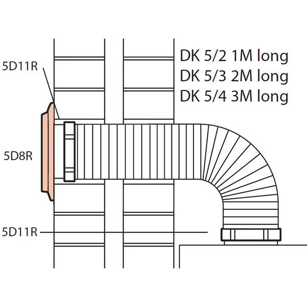 Elica DK5/4ALU Монтажный комплект