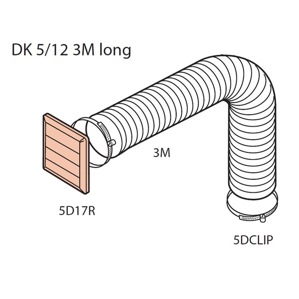 Elica DK5/12 Монтажный комплект