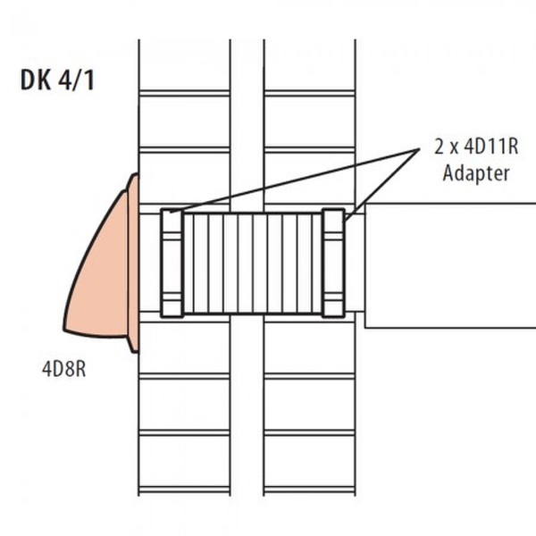 Elica DK4/1 Монтажный комплект