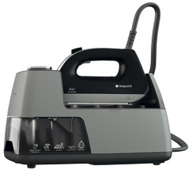 Hotpoint SGE12AA0 2400W 1.2L Diamond Glide soleplate Black steam ironing station