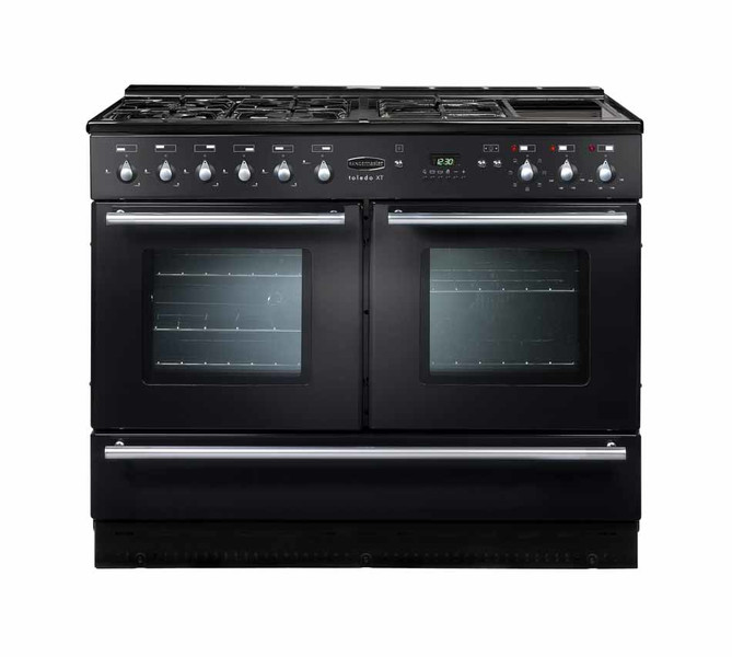 Rangemaster Toledo XT Dual Fuel Freistehend Gas hob A Schwarz