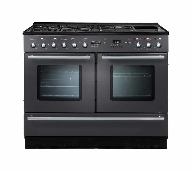 Rangemaster Toledo XT Dual Fuel Freistehend Gas hob A Schwarz, Grau