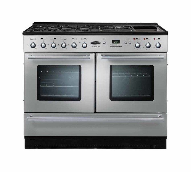 Rangemaster Toledo XT Dual Fuel Freestanding Gas hob A Black,Silver