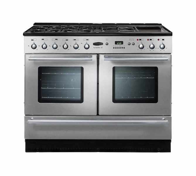 Rangemaster Toledo XT Dual Fuel Freestanding Gas hob A Black,Stainless steel