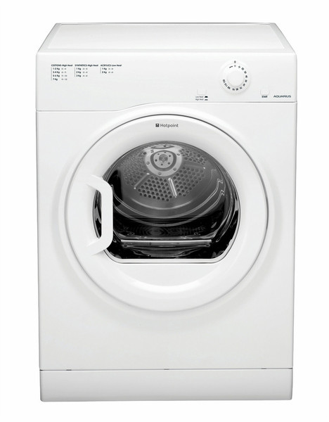 Hotpoint TVFM70BGP freestanding Front-load 7kg B White tumble dryer