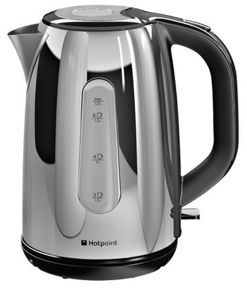 Hotpoint WK30MDX0 1.7L 3000W Stainless steel electrical kettle