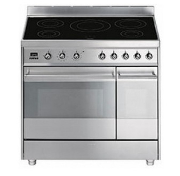 Smeg SY92IPX8 Freestanding Induction hob A Stainless steel cooker