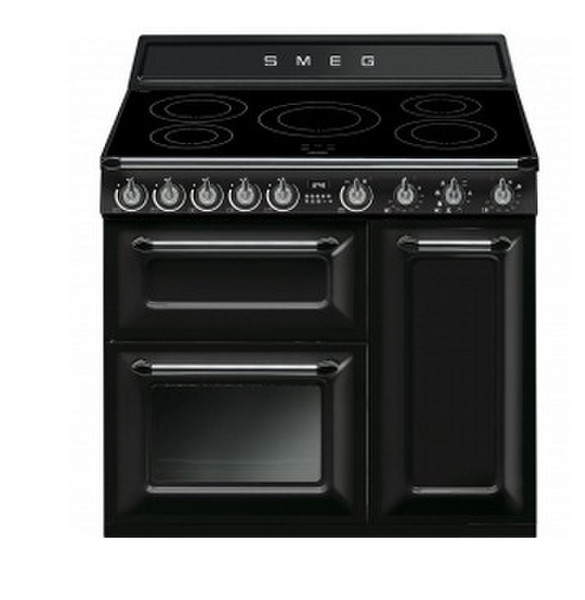 Smeg Victoria Aesthetic Freestanding Induction hob Black