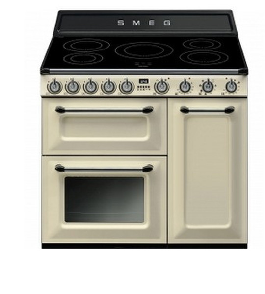 Smeg Victoria Aesthetic Freestanding Induction hob A Cream