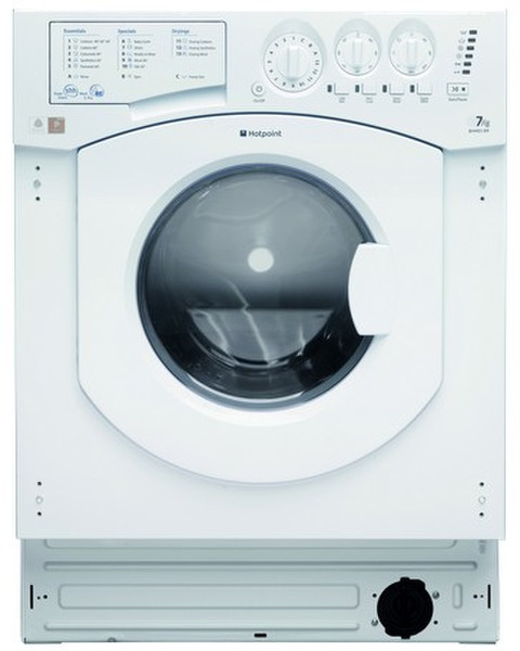 Hotpoint BHWD149/1 Eingebaut Frontlader B Weiß Waschtrockner