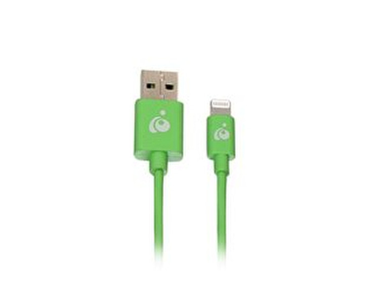 iogear GRUL01-GR USB A Lightning Grün Kabelschnittstellen-/adapter