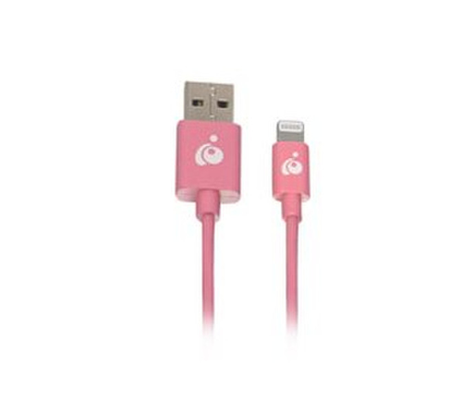 iogear GRUL01-PK USB A Lightning Розовый кабельный разъем/переходник
