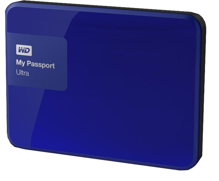 Western Digital My Passport Ultra 2TB USB Type-A 3.0 (3.1 Gen 1) 2000GB Blau Externe Festplatte