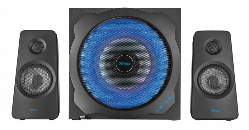 Trust GXT 628 2.1channels 120W Black,Blue speaker set