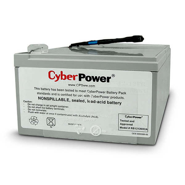 CyberPower RB12120X2A Sealed Lead Acid (VRLA) 12Ah UPS battery
