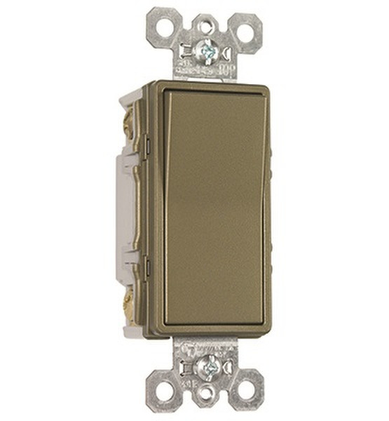Legrand TM874ABCC6 Brass light switch