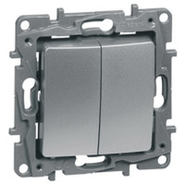 Legrand 6 724 12 Aluminium light switch