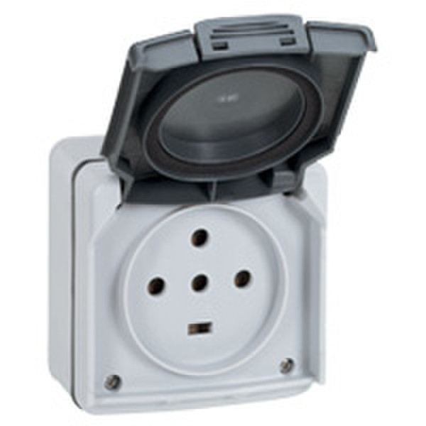 Legrand Plexo Grey,White socket-outlet