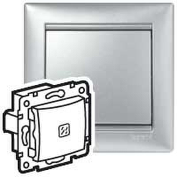 Legrand 7 701 10 Aluminium light switch
