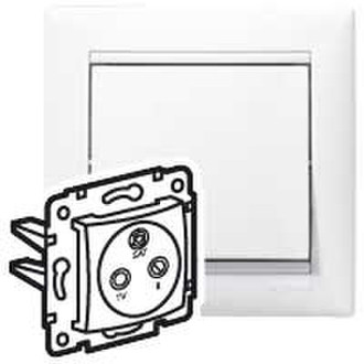 Legrand Valena SAT + TV + Radio Ivory socket-outlet