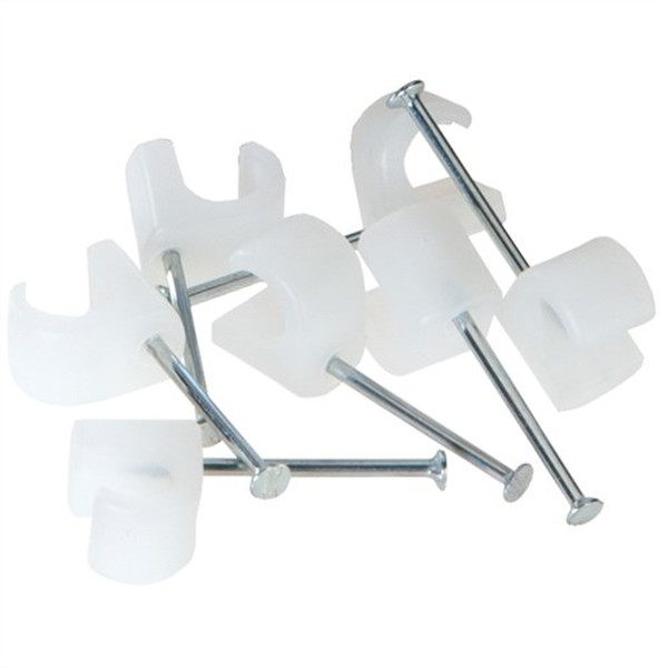 Triax 153004 White 100pc(s) cable clamp