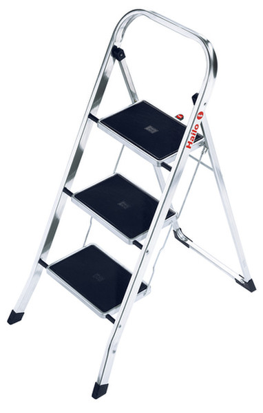 Hailo K30 Folding ladder 3steps Aluminium