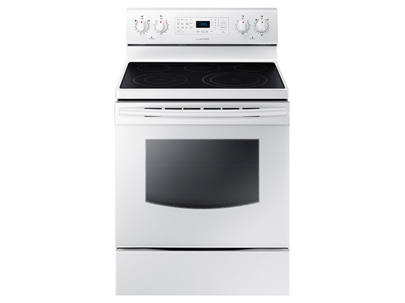 Samsung NE59J3420SW Freestanding Induction hob White cooker