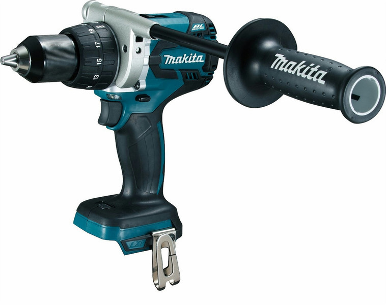 Makita DDF481Y1J Дрель с рукояткой пистолетного типа Литий-ионная (Li-Ion) 4А·ч 2400г Черный, Синий, Cеребряный аккумуляторная комби-дрель