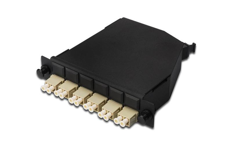 Digitus DN-96313-12 MPO/MTP 1pc(s) Black fiber optic adapter