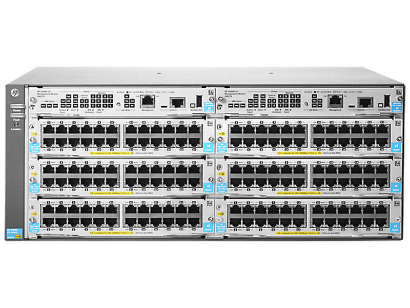 XMA 5406R zl2 gemanaged L3 Gigabit Ethernet (10/100/1000) Energie Über Ethernet (PoE) Unterstützung 4U Grau